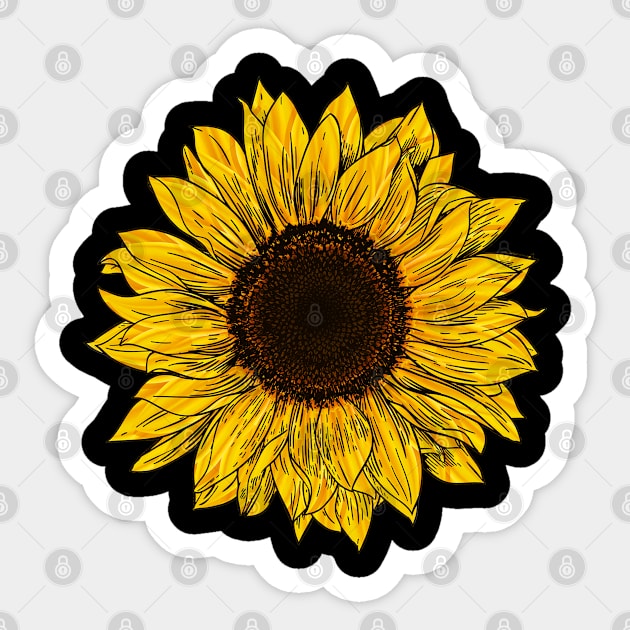 Sunflower Sticker by AllWellia